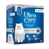 Ultra Care 8L  W.Bentonite Cat Litter,Activated Carbon (Grey Cat Litter) + Color Granules