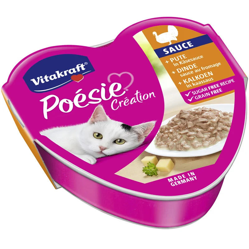 Vitakaraft Poesie Turkey & Cheese Sauce 85G